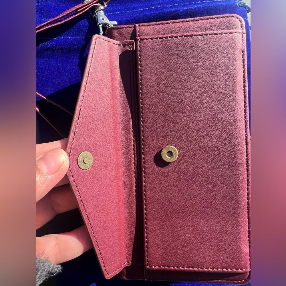 Multifunctional Wallet Case for iPhone 16 Pro with Strap - Picture 12 of 13